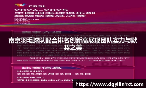 南京羽毛球队配合排名创新高展现团队实力与默契之美