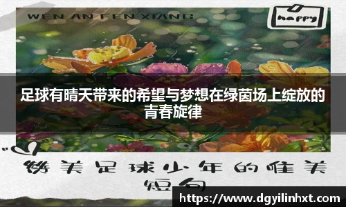 足球有晴天带来的希望与梦想在绿茵场上绽放的青春旋律